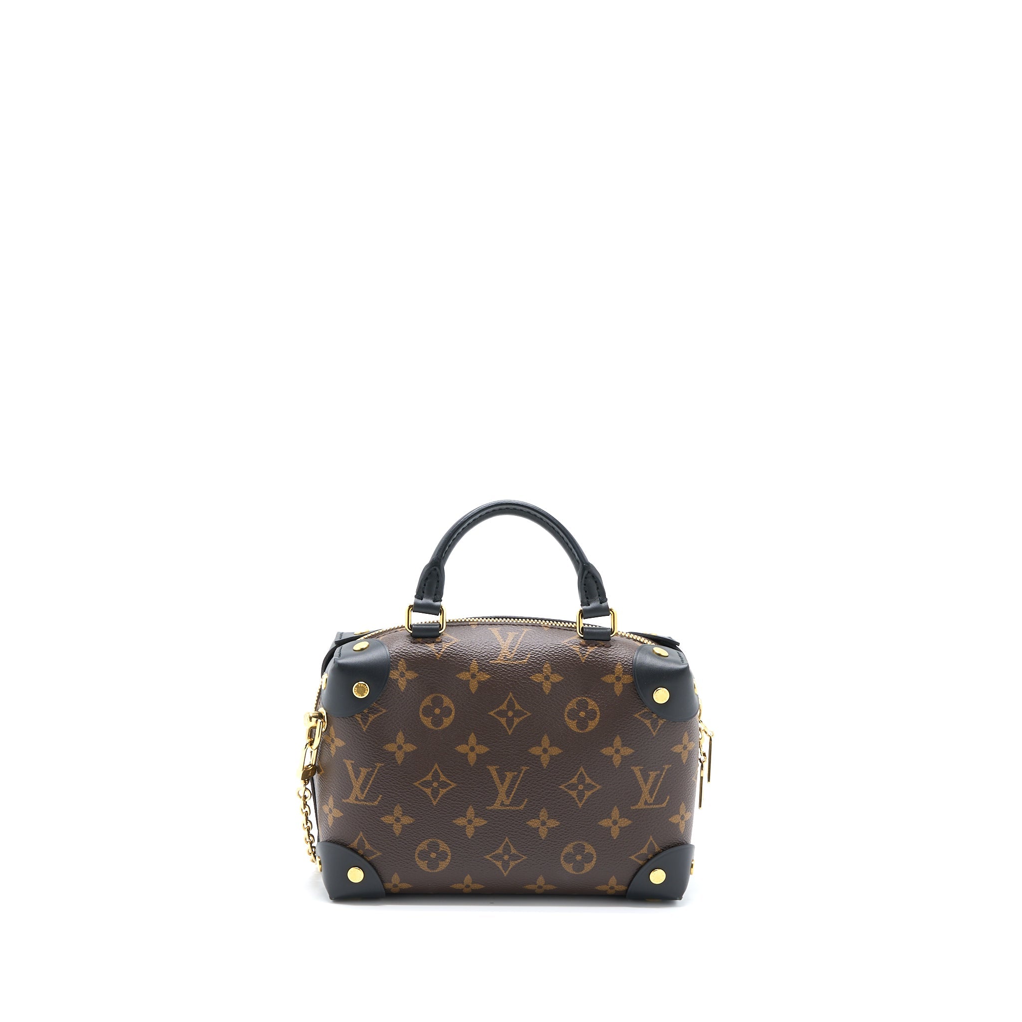 AAA Replica Louis Vuitton LV PETITE MALLE SOUPLE BAG MONOGRAM CANVAS/BLACK GHW