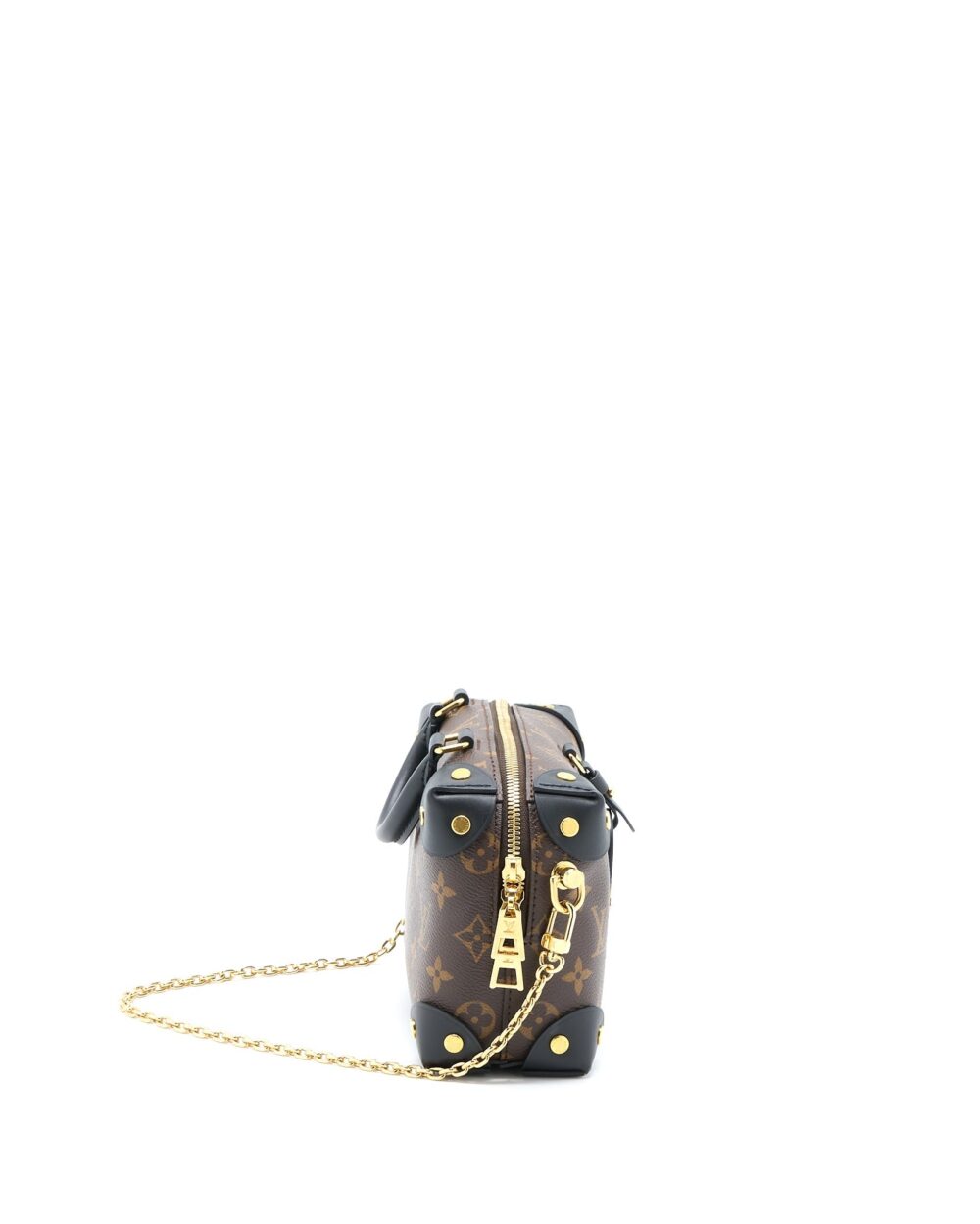 AAA Replica Louis Vuitton LV PETITE MALLE SOUPLE BAG MONOGRAM CANVAS/BLACK GHW