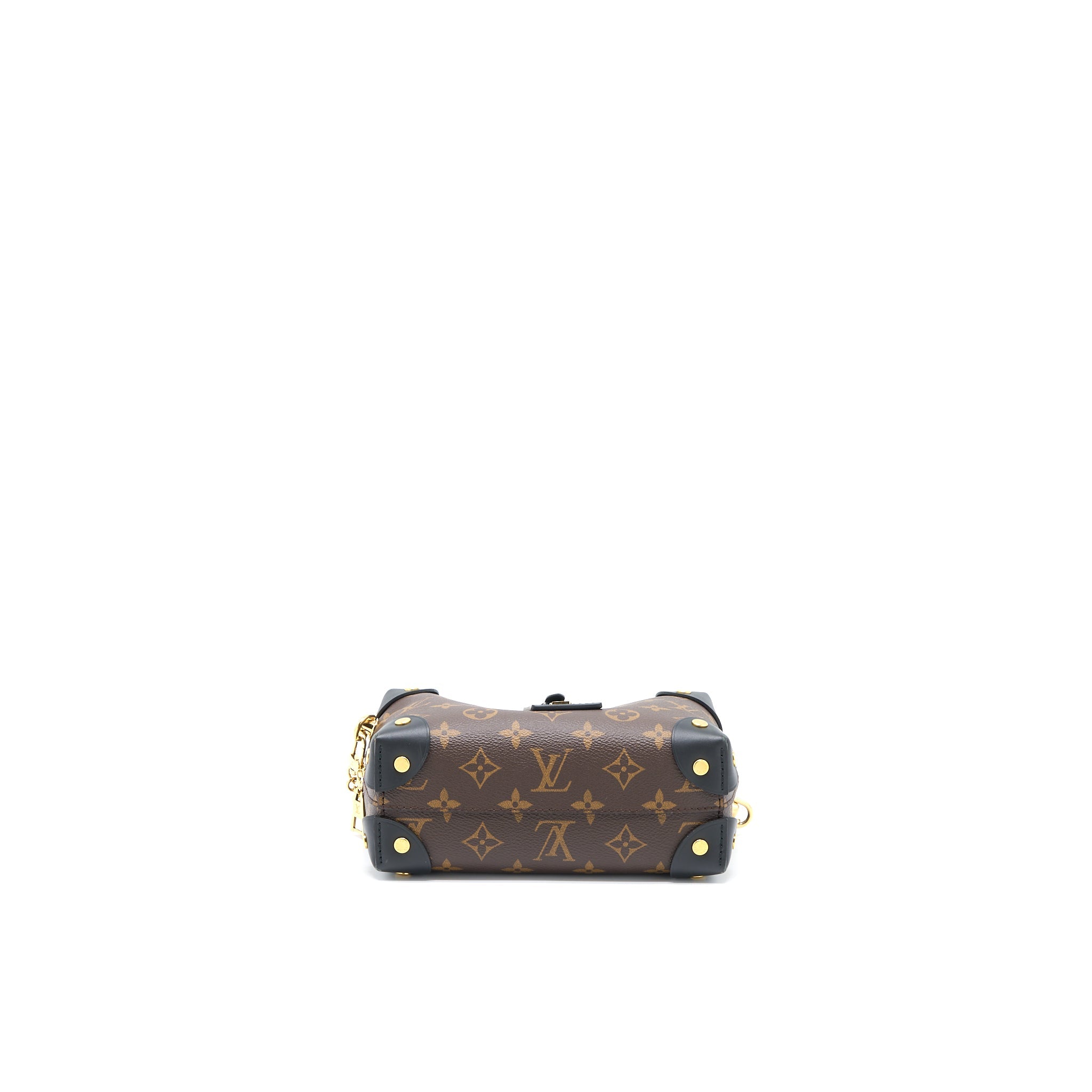 AAA Replica Louis Vuitton LV PETITE MALLE SOUPLE BAG MONOGRAM CANVAS/BLACK GHW