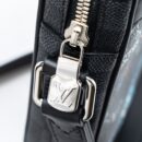 AAA Replica Louis Vuitton LV GRAPHITE MAP DANUBE PM CROSSBODY BAG DAMIER CANVAS / MULTICOLOR SHW