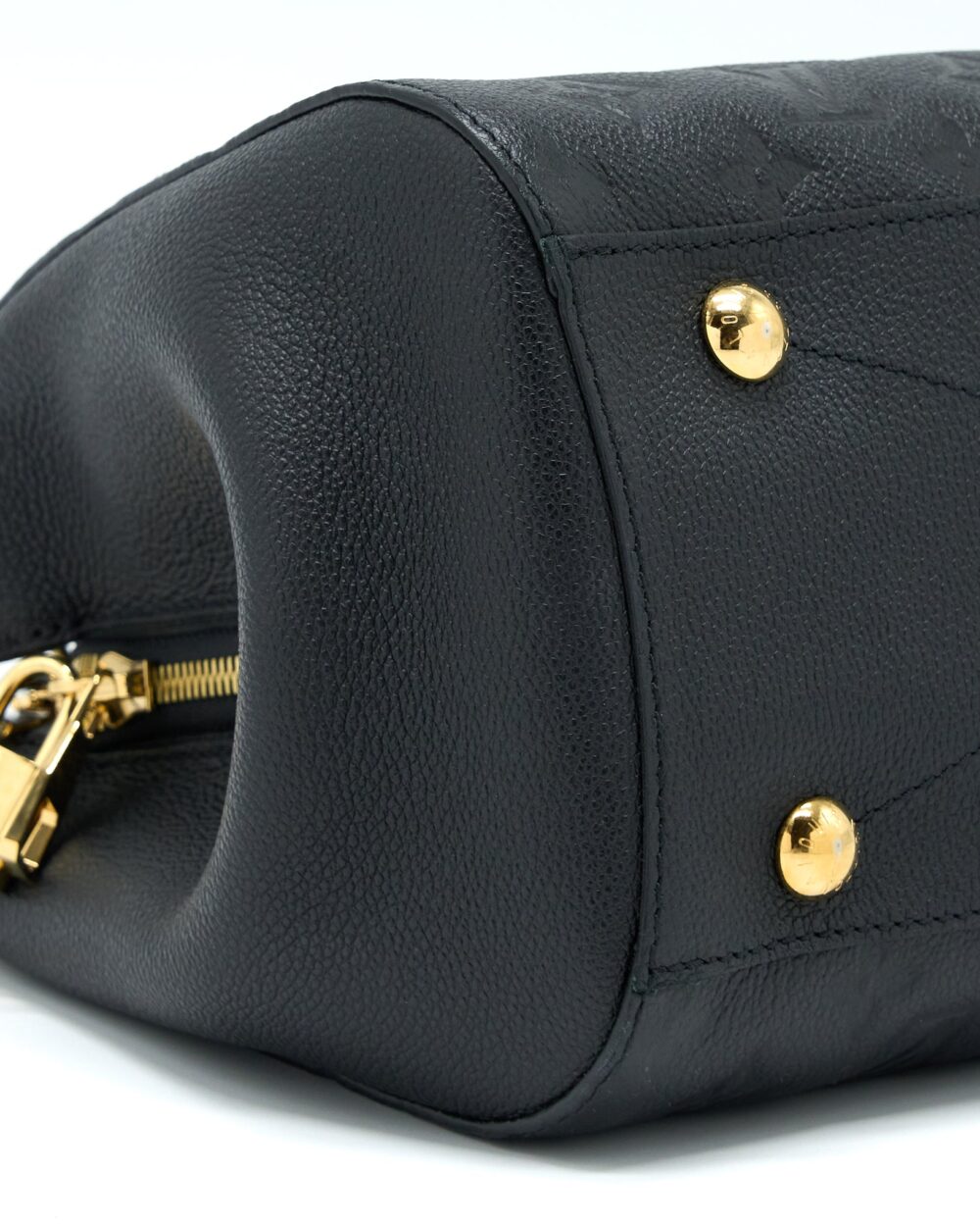 AAA Replica Louis Vuitton LV MONTAIGNE MM MONOGRAM EMPREINTE BLACK GHW