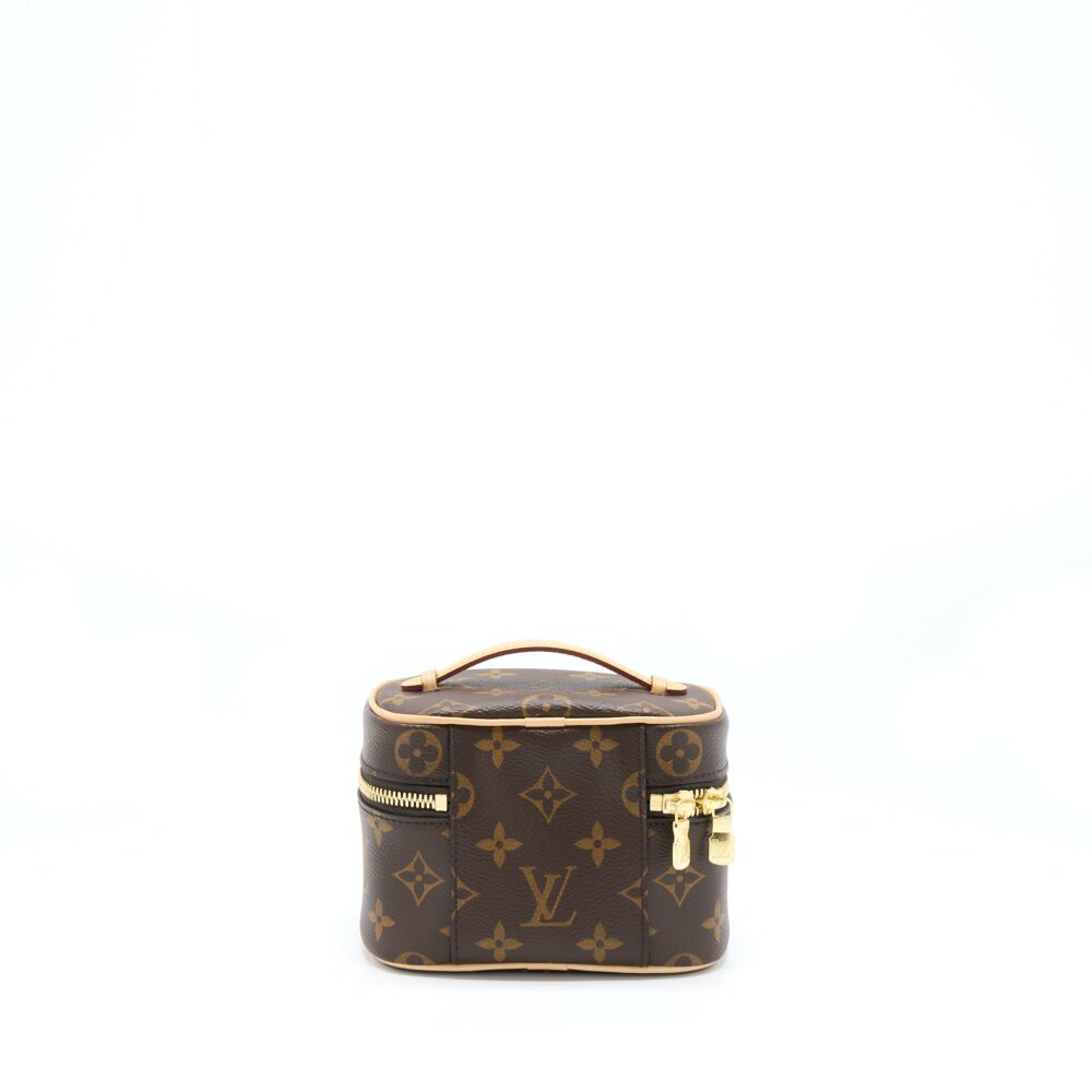 AAA Replica Louis Vuitton LV NICE NANO TOILETRY POUCH MONOGRAM CANVAS GHW