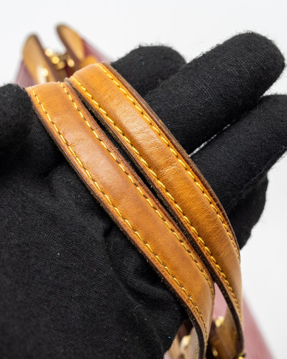 AAA Replica Louis Vuitton LV VERNIS BREA MM BAG MONOGRAM PATENT ROSE INDIAN GHW