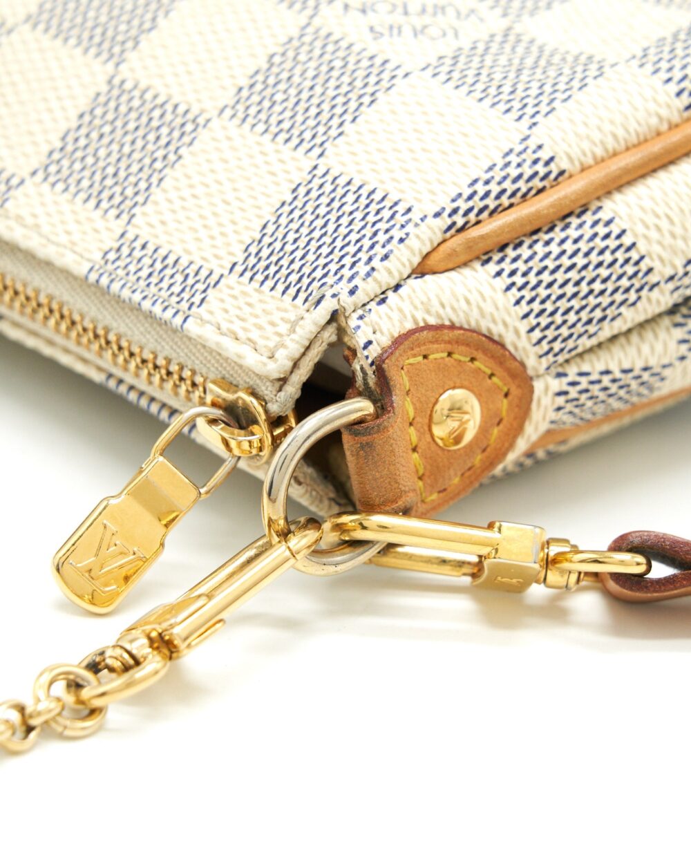 AAA Replica Louis Vuitton LV EVA CROSSBODY BAG IN DAMIER AZUR