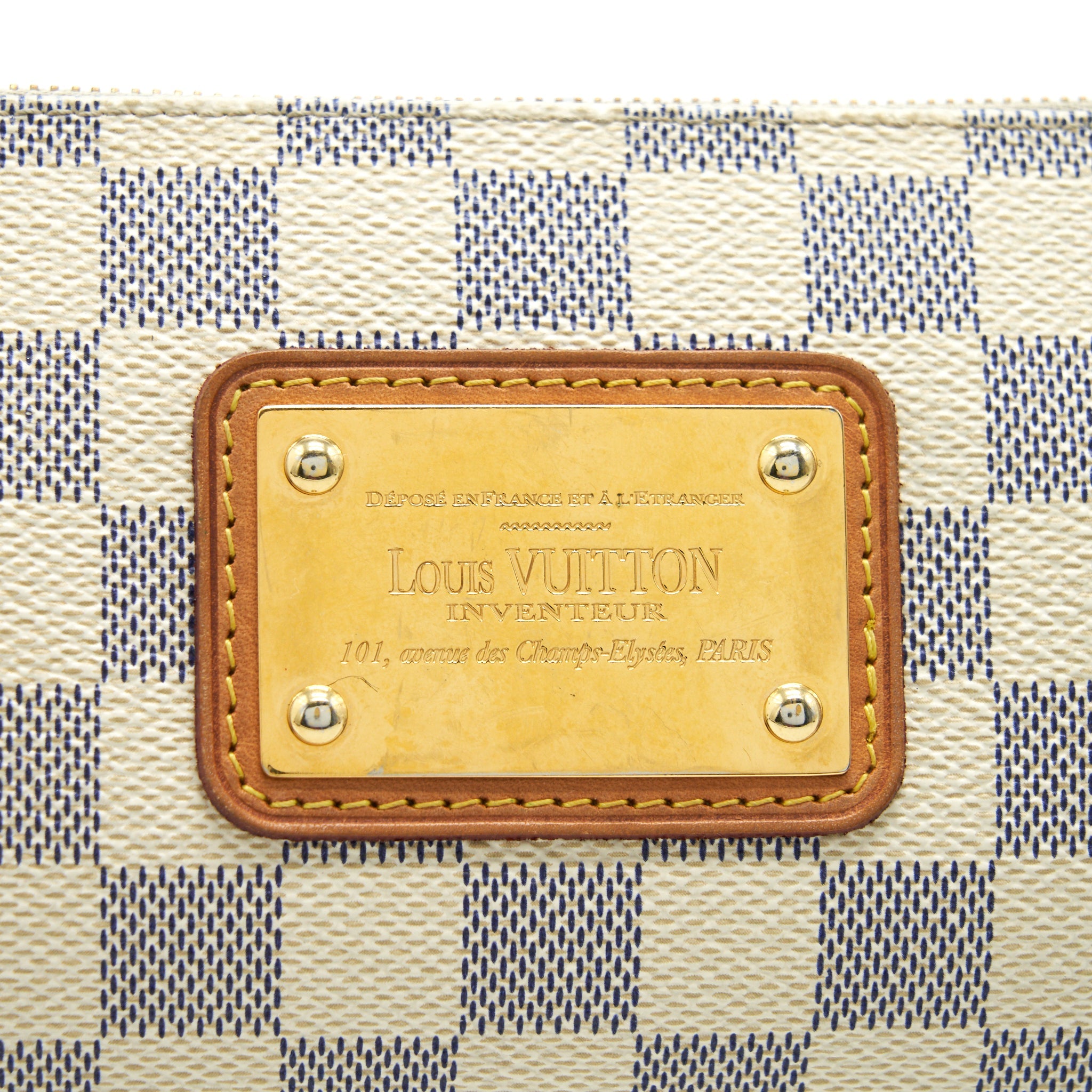 AAA Replica Louis Vuitton LV EVA CROSSBODY BAG IN DAMIER AZUR