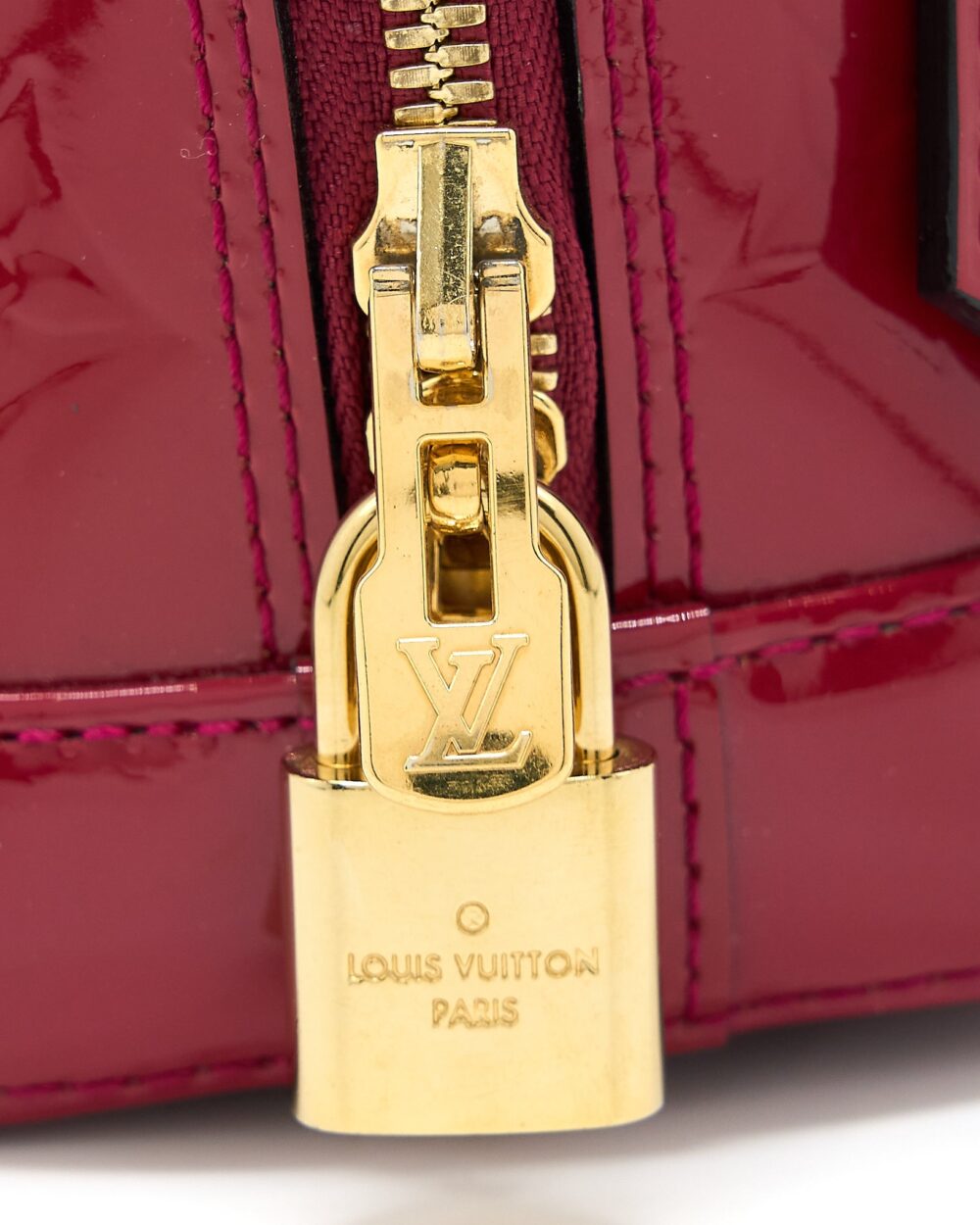 AAA Replica Louis Vuitton LV ALMA BB VERNIS ROSE INDIAN GHW