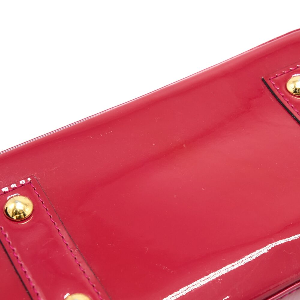 AAA Replica Louis Vuitton LV ALMA BB VERNIS ROSE INDIAN GHW