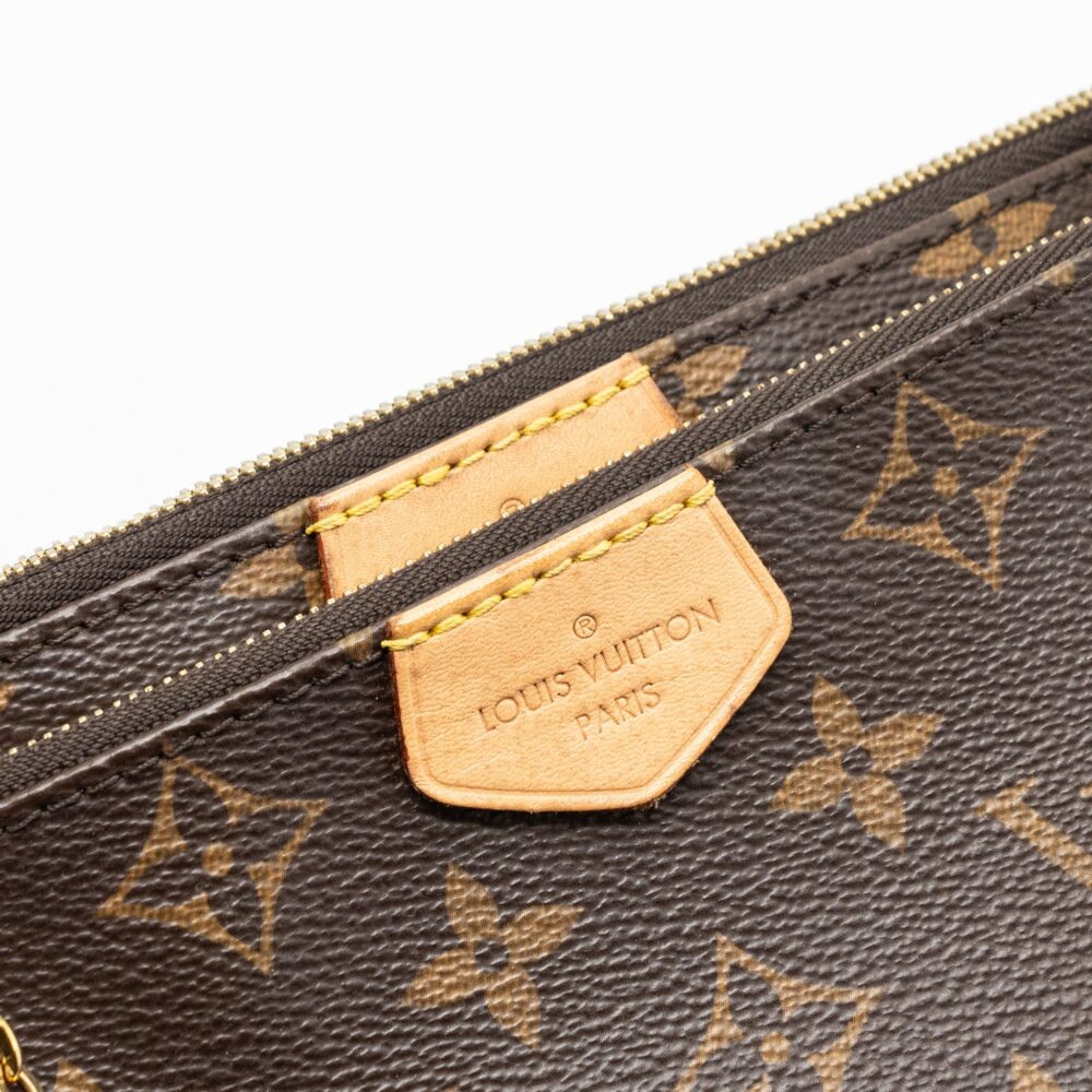 AAA Replica Louis Vuitton LV MULTI POCHETTE ROSE CLAIR STRAP MONOGRAM CANVAS GHW