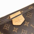 AAA Replica Louis Vuitton LV MULTI POCHETTE ROSE CLAIR STRAP MONOGRAM CANVAS GHW