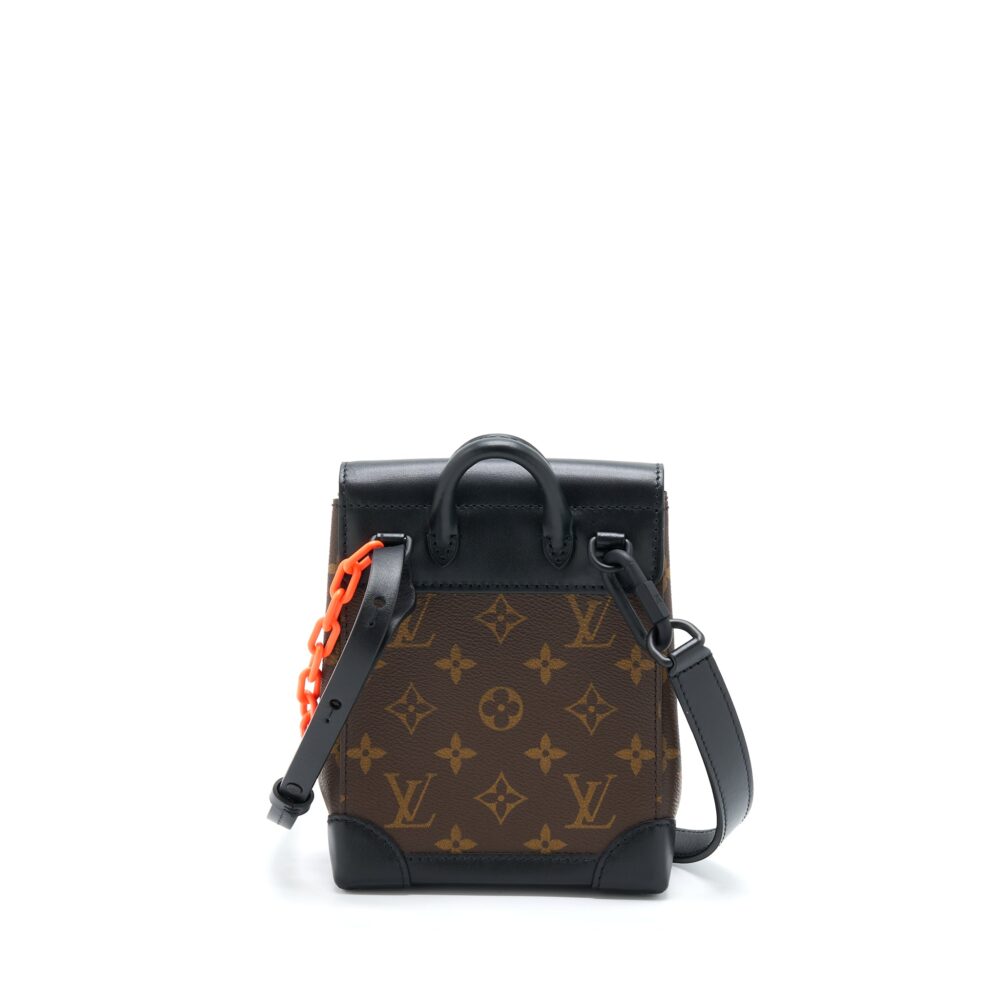 AAA Replica Louis Vuitton LV STEAMER XS MONOGRAM CANVAS BLACK HARDWARE