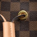 AAA Replica Louis Vuitton LV NEONOE MM DAMIER EBENE CANVAS LIGHT PINK GHW