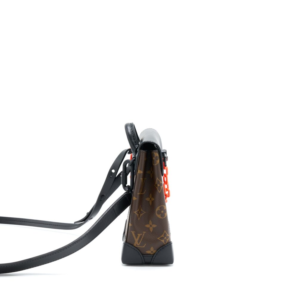 AAA Replica Louis Vuitton LV STEAMER XS MONOGRAM CANVAS BLACK HARDWARE