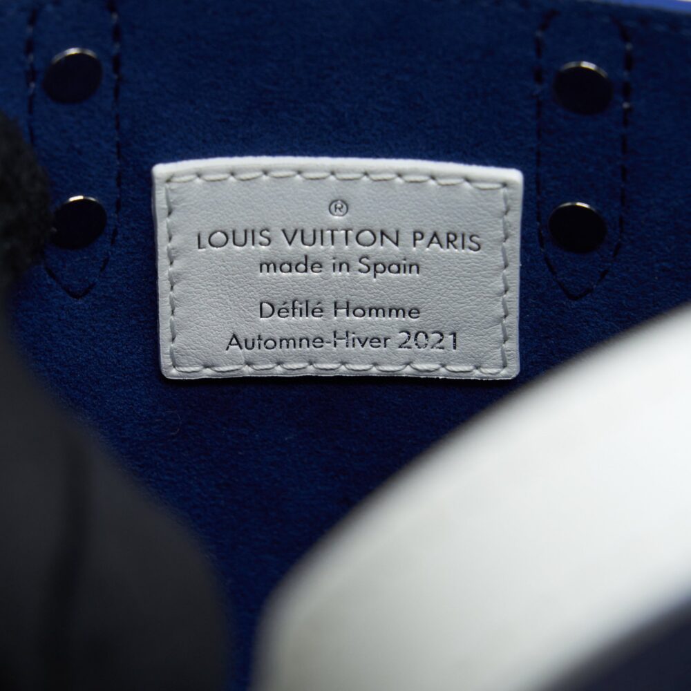AAA Replica Louis Vuitton LV SAC PLAT XS BLUE SHW