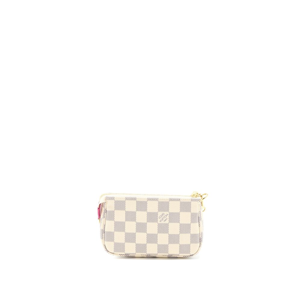 AAA Replica Louis Vuitton LV MINI POCHETTE ACCESSORIES HOLLYWOOD LIMITED EDITION DAMIER AZUR/MULTICOLOUR GHW