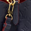 AAA Replica Louis Vuitton LV NEONOE MONOGRAM EMPREINTE MARINE ROUGE GHW