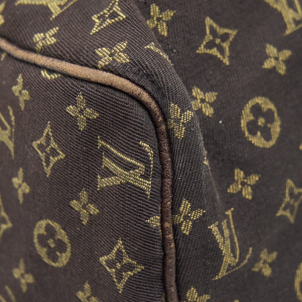 AAA Replica Louis Vuitton LV SPEEDY 30 MIN LIN MONOGRAM MINI BROWN GHW