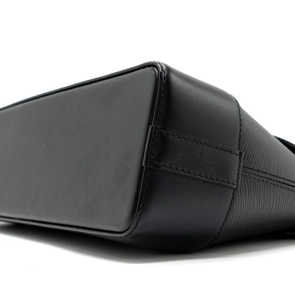 AAA Replica Louis Vuitton LV BAGATELLE PM EPI BLACK SHW