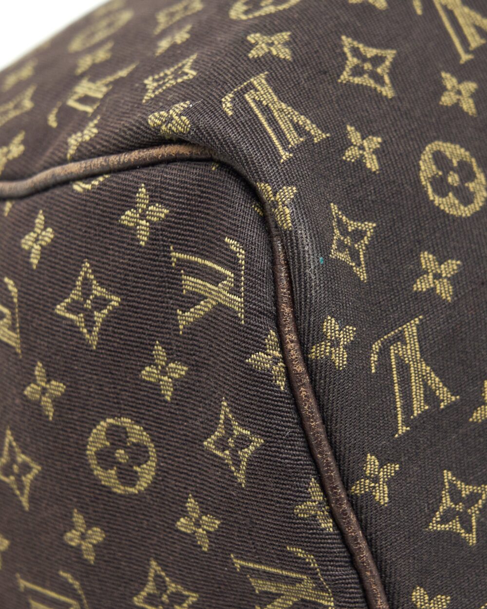 AAA Replica Louis Vuitton LV SPEEDY 30 MIN LIN MONOGRAM MINI BROWN GHW