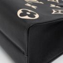 AAA Replica Louis Vuitton LV ONTHEGO MM MONOGRAM EMPREINTE LEATHER BLACK/BEIGE GHW