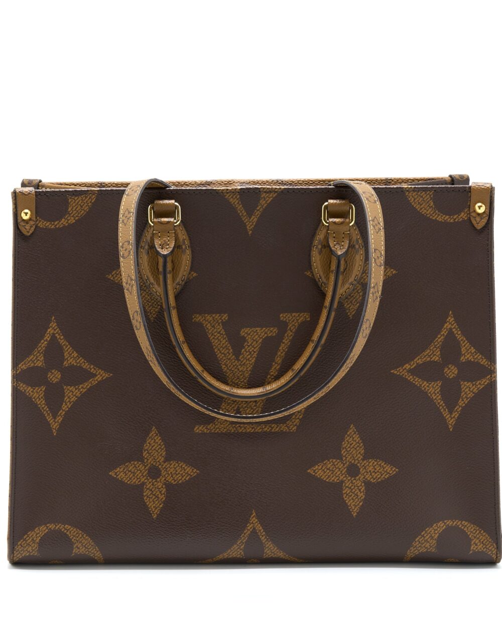 AAA Replica Louis Vuitton LV ON THE GO MM MONOGRAM REVERSE CANVAS GHW