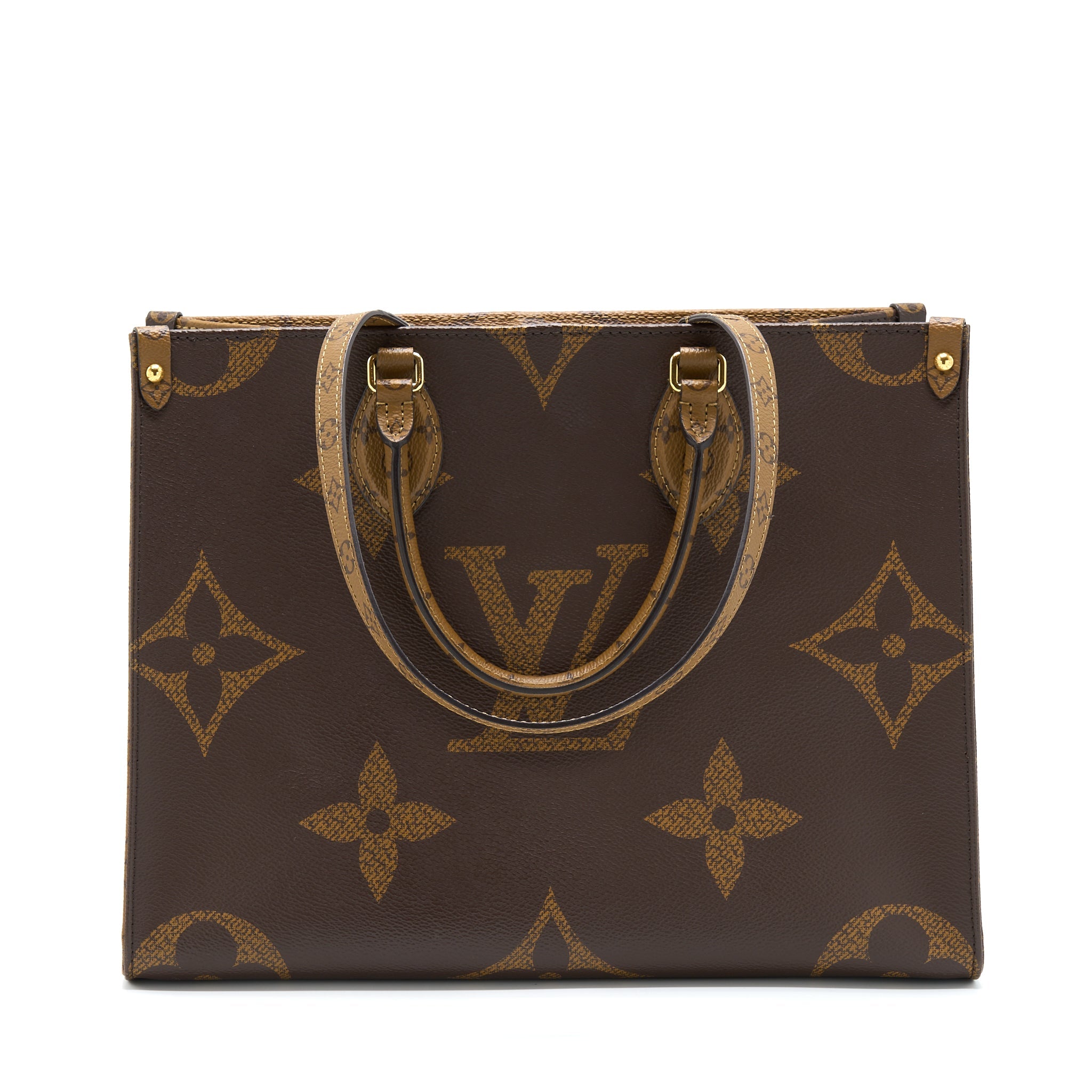 AAA Replica Louis Vuitton LV ON THE GO MM MONOGRAM REVERSE CANVAS GHW