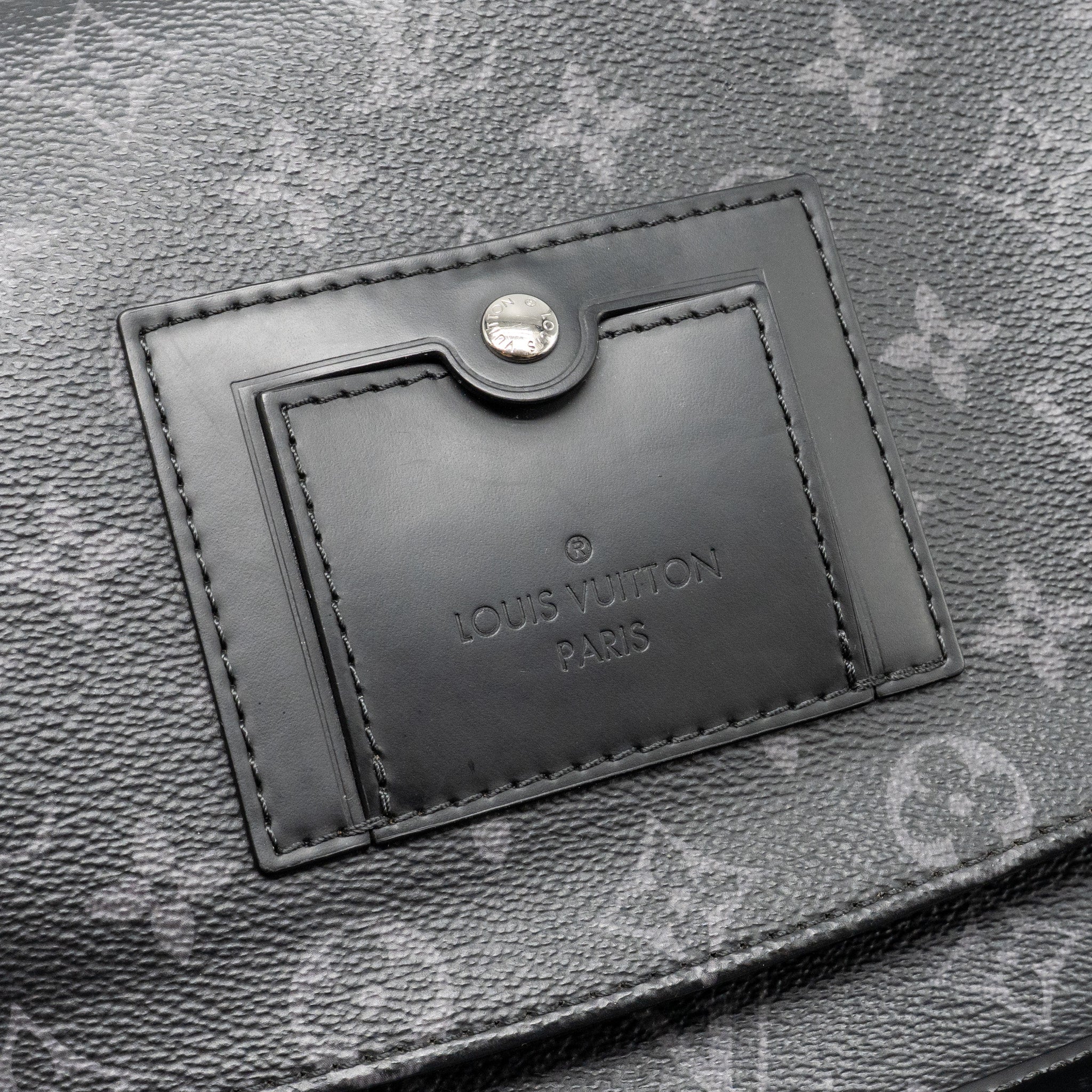 AAA Replica Louis Vuitton LV MESSENGER VOYAGER PM MONOGRAM CANVAS BLACK SHW