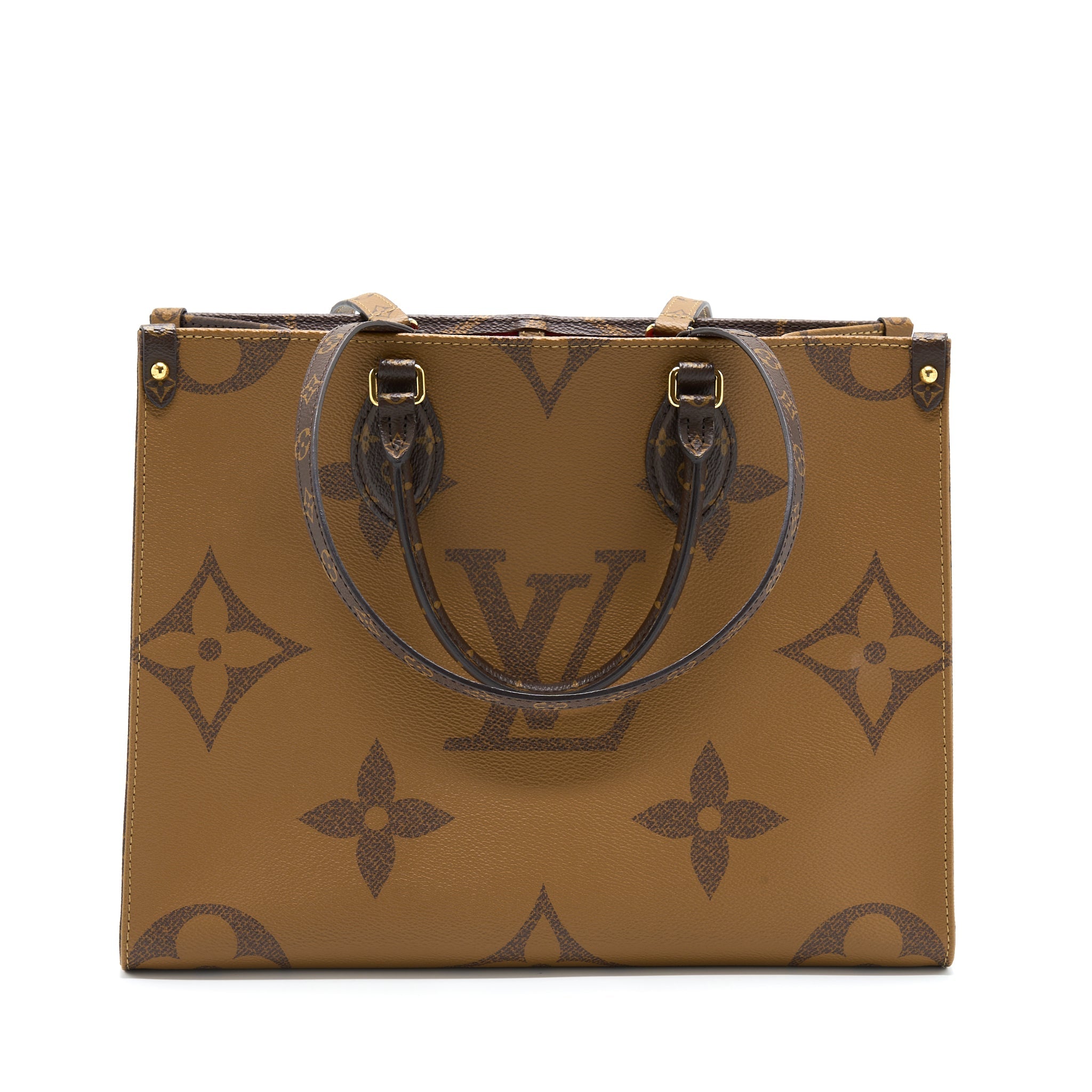 AAA Replica Louis Vuitton LV ON THE GO MM MONOGRAM REVERSE CANVAS GHW