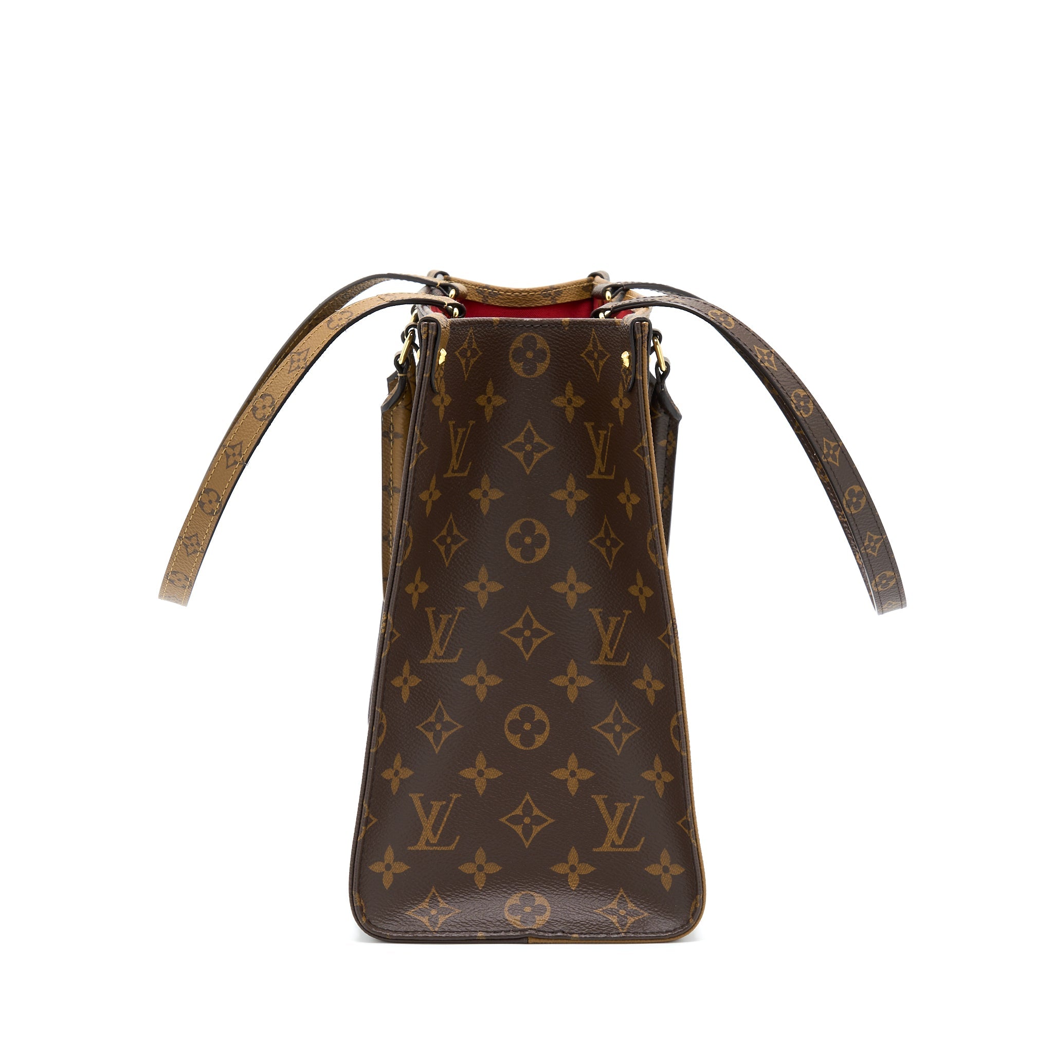 AAA Replica Louis Vuitton LV ON THE GO MM MONOGRAM REVERSE CANVAS GHW