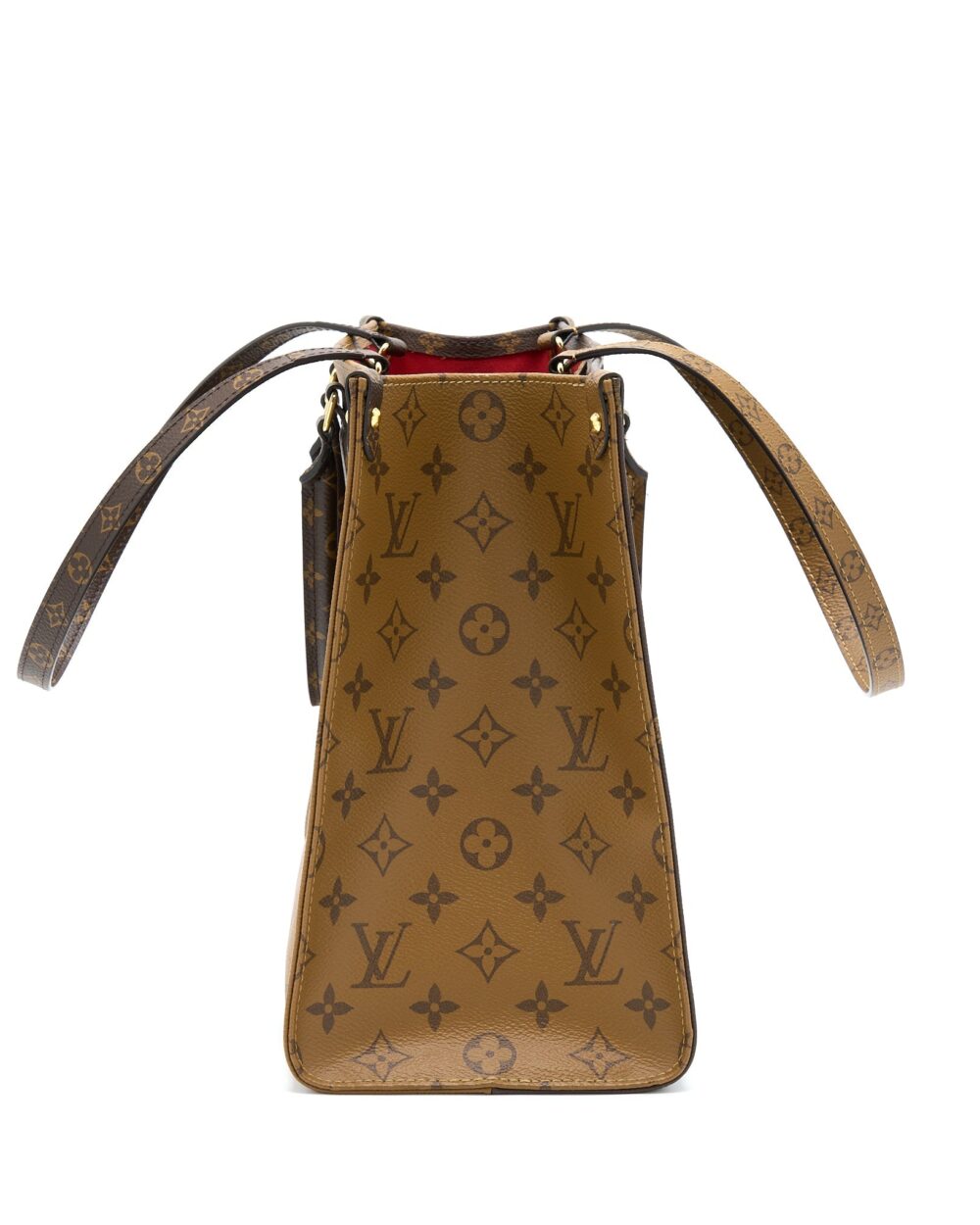 AAA Replica Louis Vuitton LV ON THE GO MM MONOGRAM REVERSE CANVAS GHW