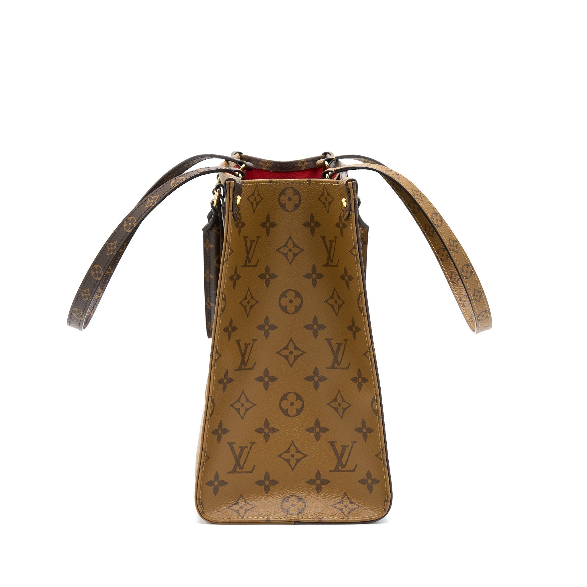 AAA Replica Louis Vuitton LV ON THE GO MM MONOGRAM REVERSE CANVAS GHW