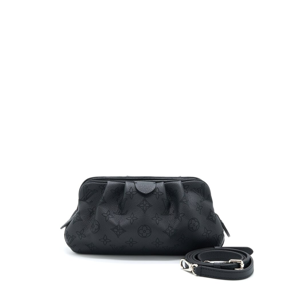 AAA Replica Louis Vuitton LV SCALA MINI POUCH CALFSKIN BLACK SHW