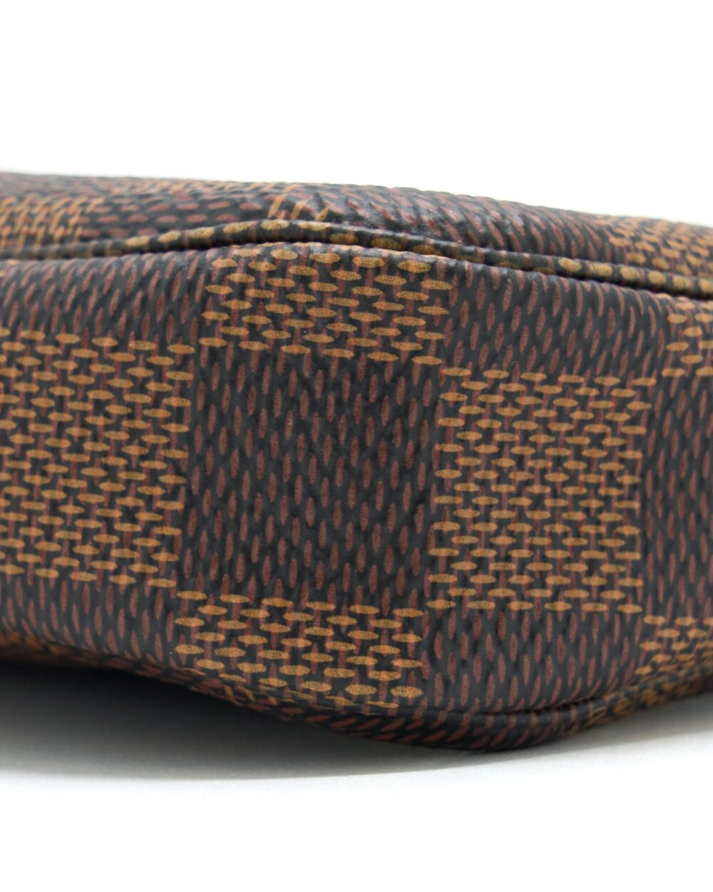 AAA Replica Louis Vuitton LV MINI POCHETTE ACCESSORIES DAMIER EBENE GHW
