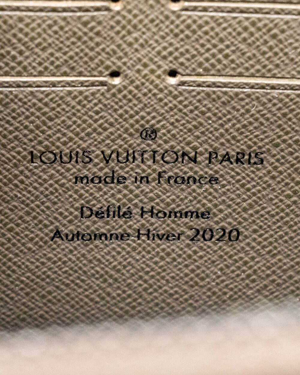 AAA Replica Louis Vuitton LV SOFT TRUNK WALLET TAIGA / MONOGRAM CANVAS KHAKI GREEN BLACK HARDWARE