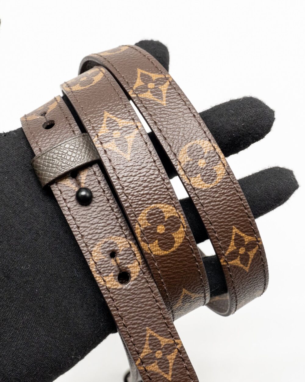 AAA Replica Louis Vuitton LV SOFT TRUNK WALLET TAIGA / MONOGRAM CANVAS KHAKI GREEN BLACK HARDWARE