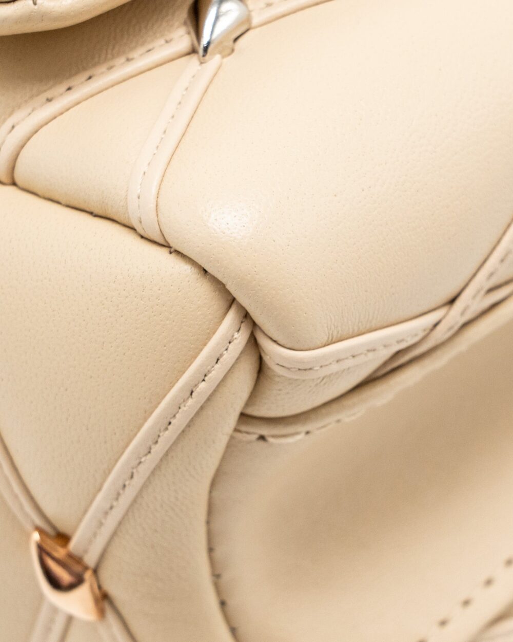 AAA Replica Louis Vuitton LV GO-14 MM LAMBSKIN BEIGE MULTICOLOUR HARDWARE