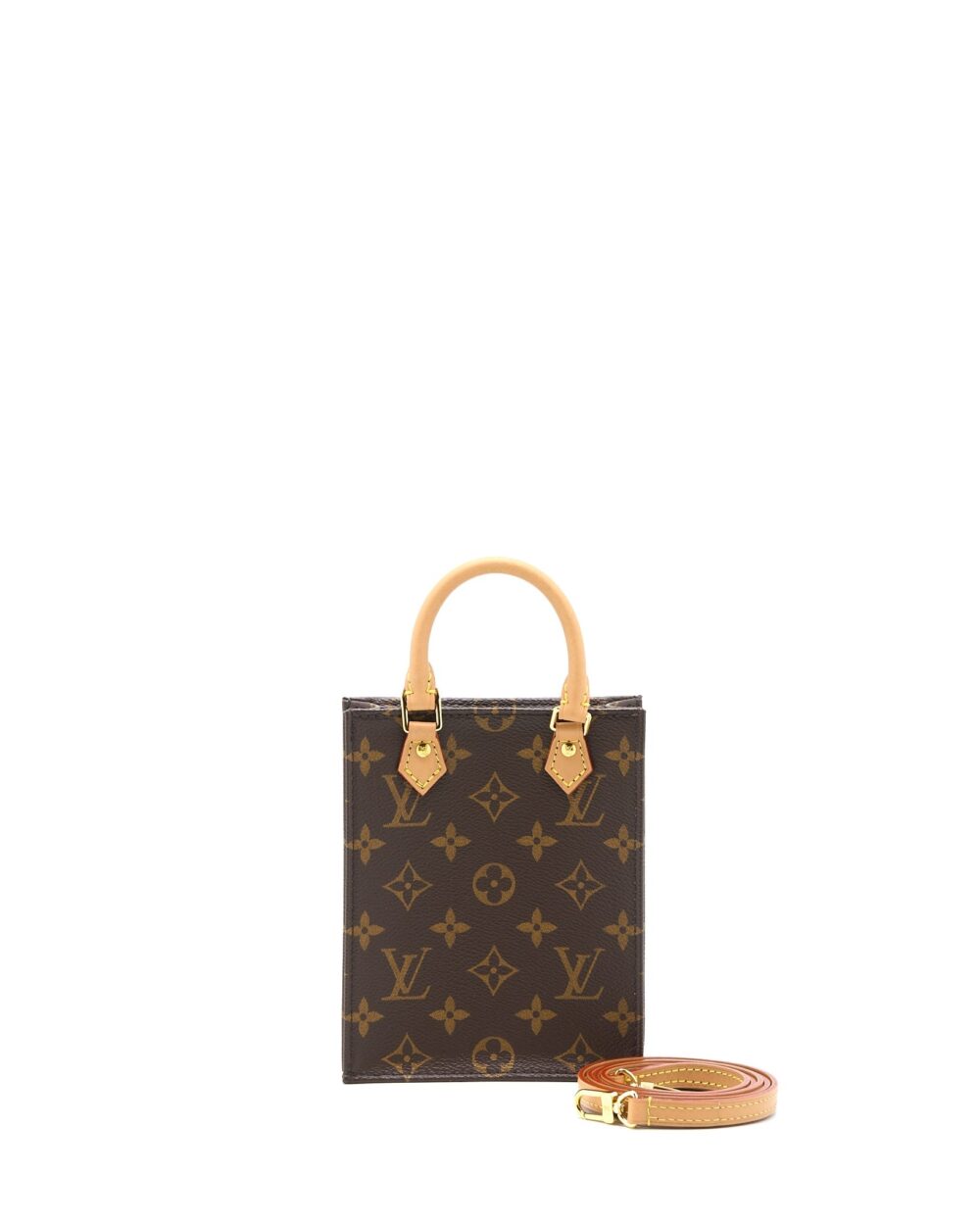 AAA Replica Louis Vuitton LV PETIT SAC PLAT MONOGRAM CANVAS GHW