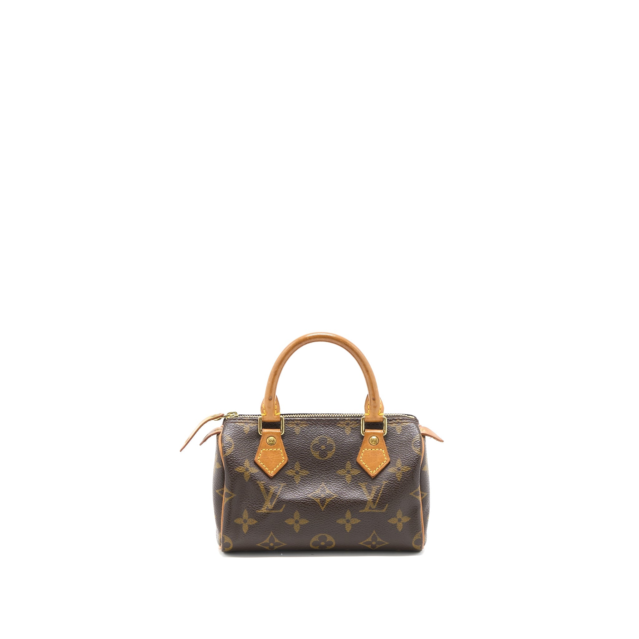 AAA Replica Louis Vuitton LV VINTAGE NANO SPEEDY MONOGRAM CANVAS GHW