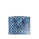 AAA Replica Louis Vuitton LV ONTHEGO MM MONOGRAM DENIM BLUE GHW