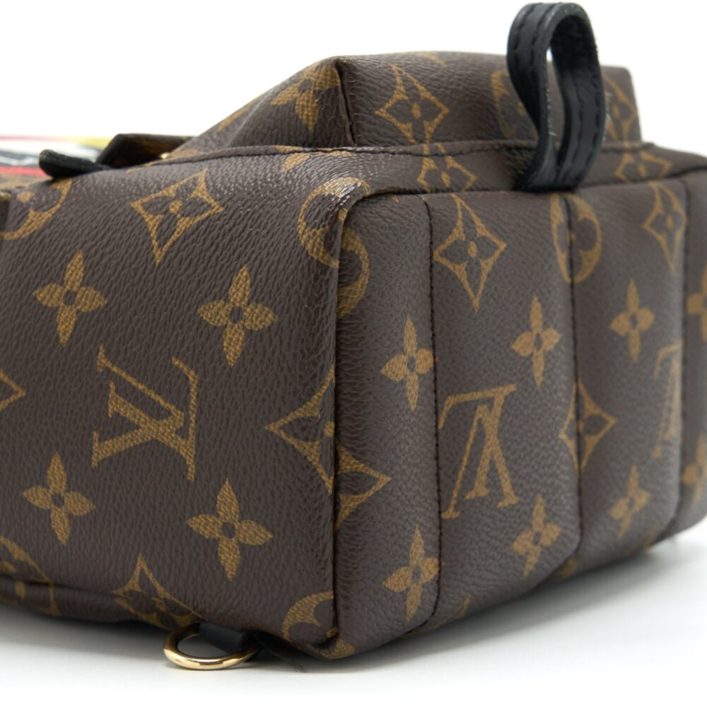 AAA Replica Louis Vuitton LV MINI PALM BACKPACK SPRING LIMITED EDITION MONOGRAM CANVAS GHW