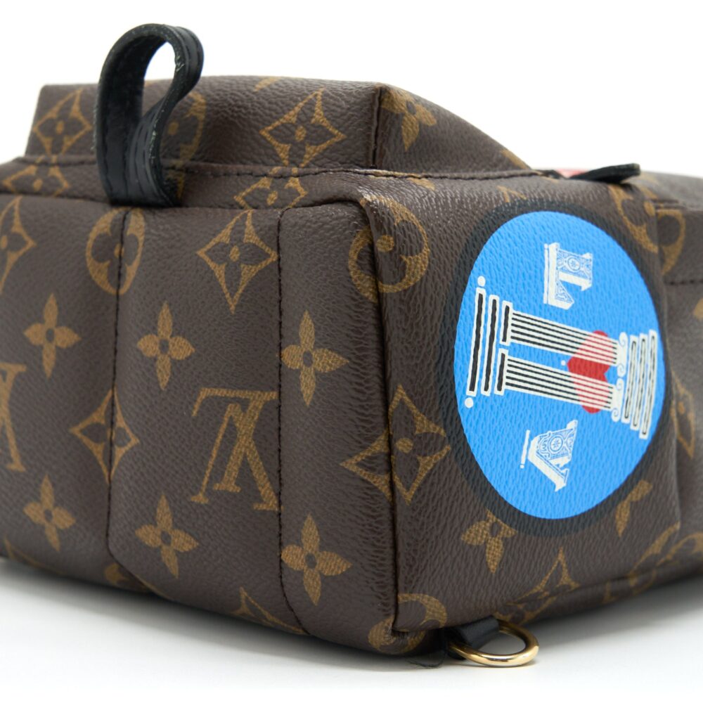 AAA Replica Louis Vuitton LV MINI PALM BACKPACK SPRING LIMITED EDITION MONOGRAM CANVAS GHW