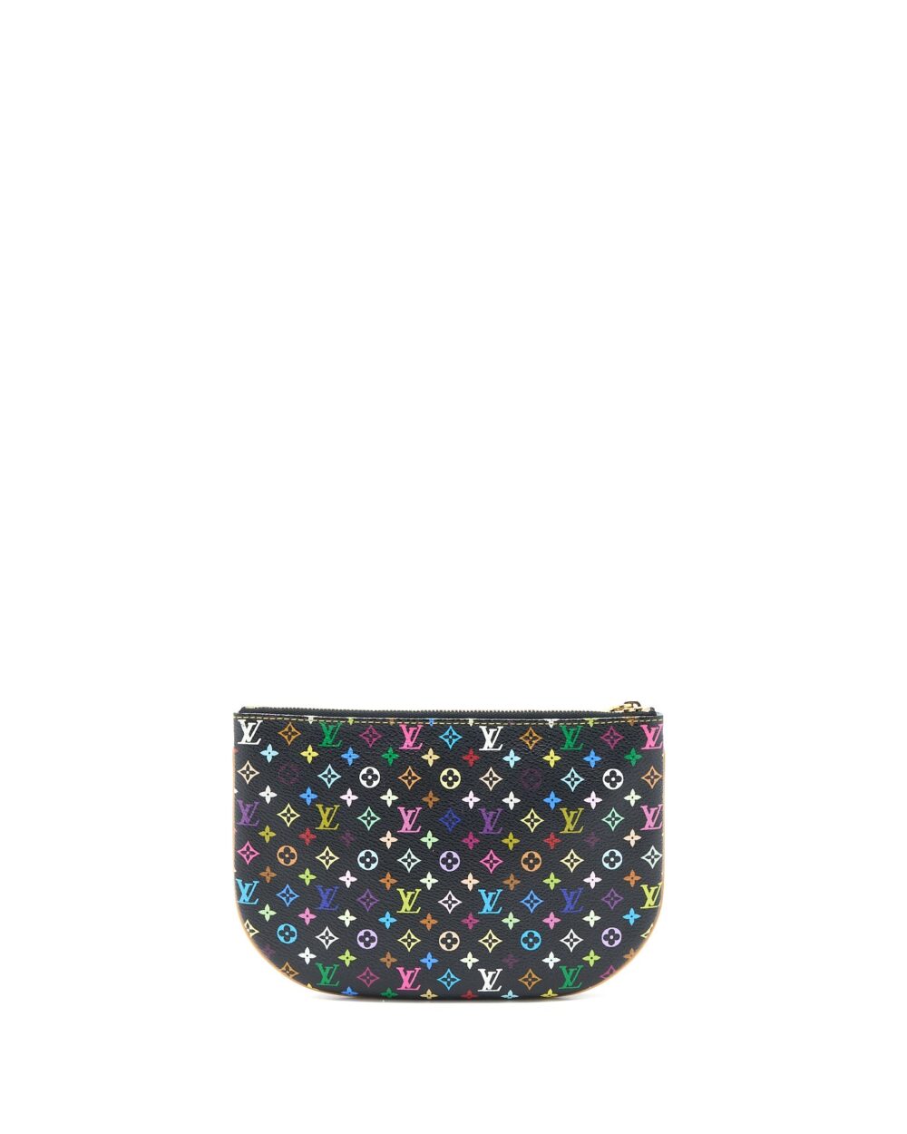 AAA Replica Louis Vuitton LV VINTAGE CLUTCH BLACK/MULTICOLOUR GHW