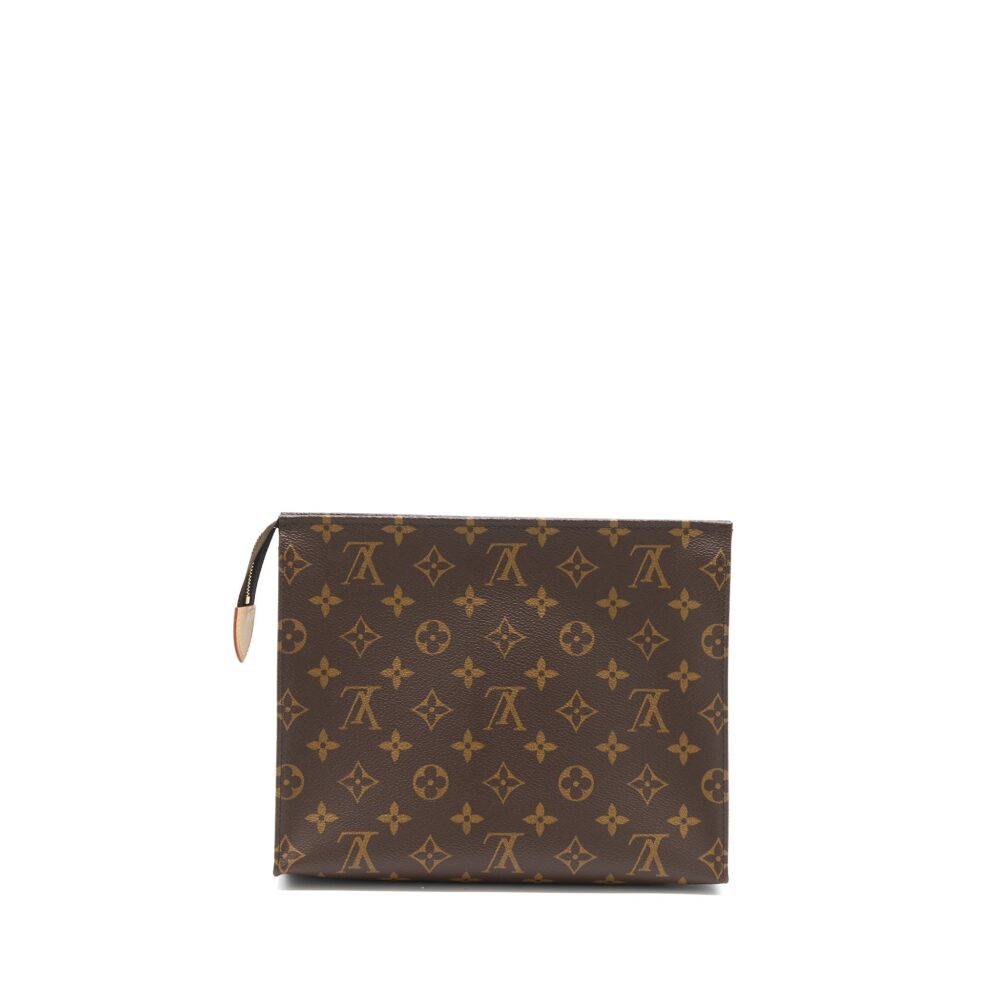AAA Replica Louis Vuitton LV TOILETRY POCHETTE 26 MONOGRAM CANVAS GHW