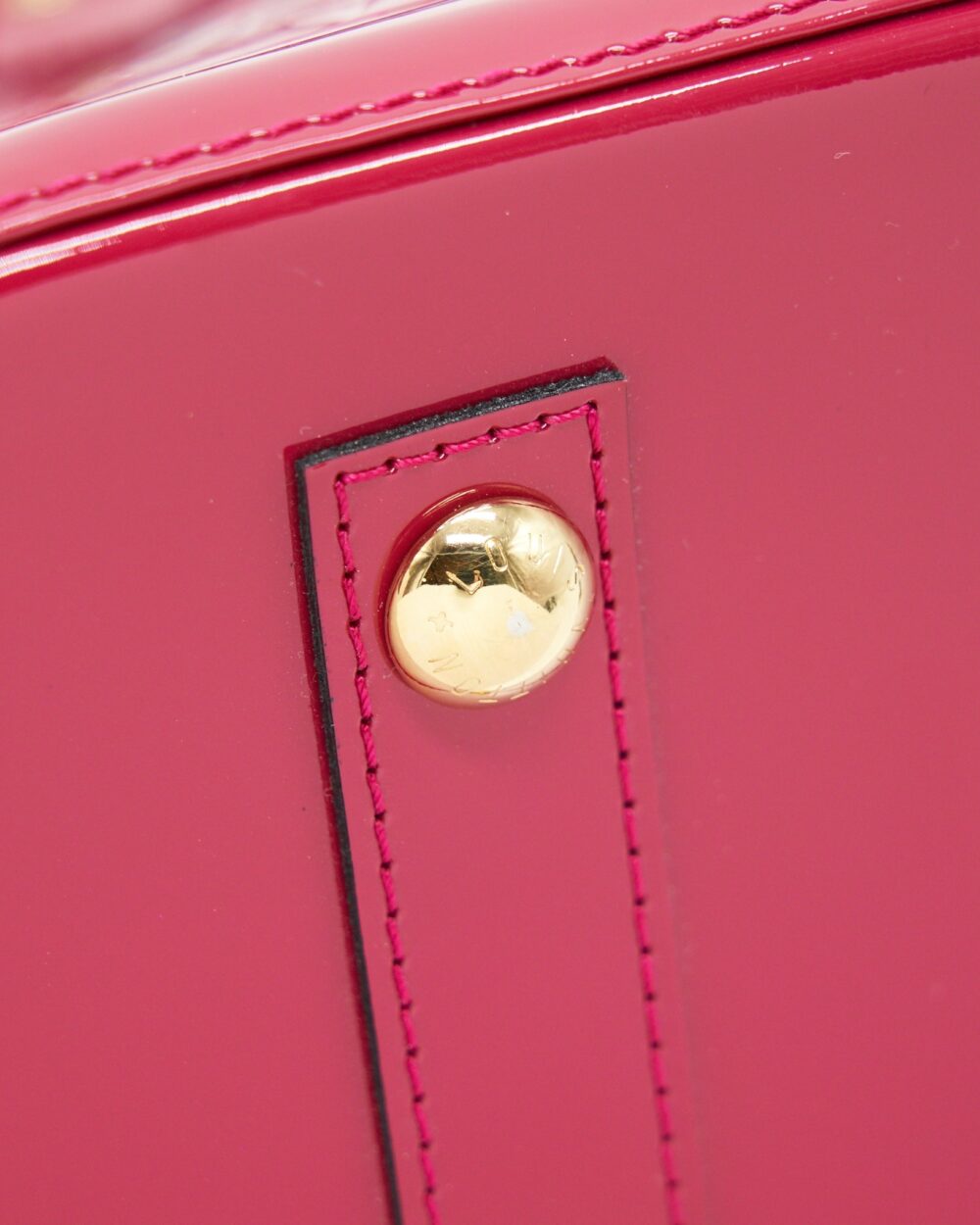 AAA Replica Louis Vuitton LV ALMA PM PATENT LEATHER INDIAN ROSE