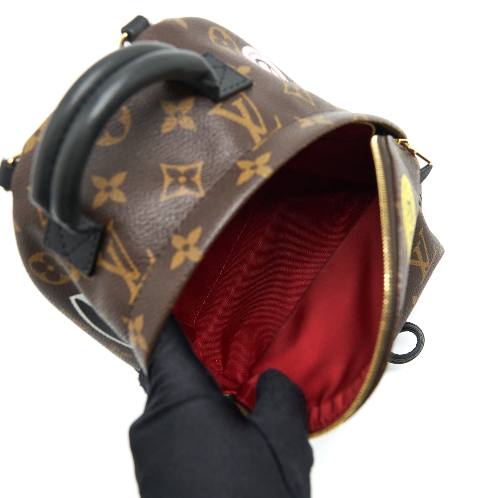 AAA Replica Louis Vuitton LV MINI PALM BACKPACK SPRING LIMITED EDITION MONOGRAM CANVAS GHW