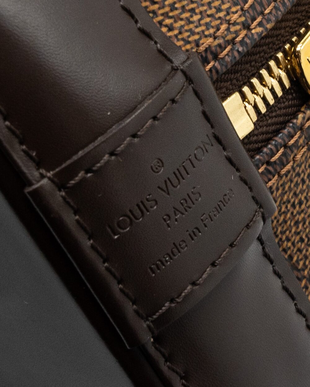 AAA Replica Louis Vuitton LV ALMA PM DAMIER EBENE GHW