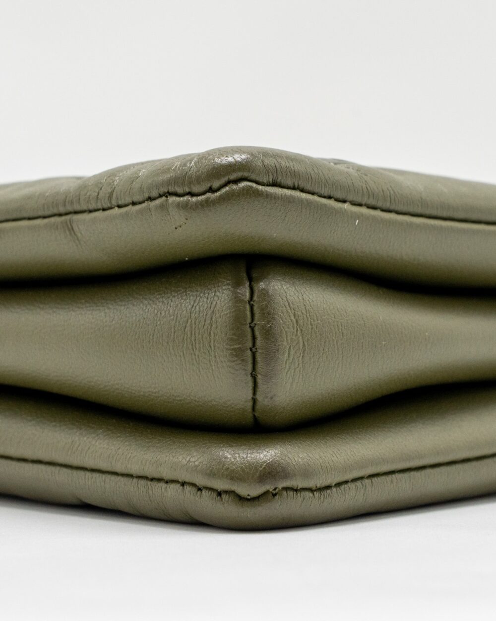 AAA Replica Louis Vuitton LV COUSSIN MM MONOGRAM-EMBOSSED PUFFY LAMBSKIN KHAKI GHW