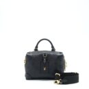 AAA Replica Louis Vuitton LV PETITE MALLE SOUPLE MONOGRAM EMPREINTE BLACK GHW