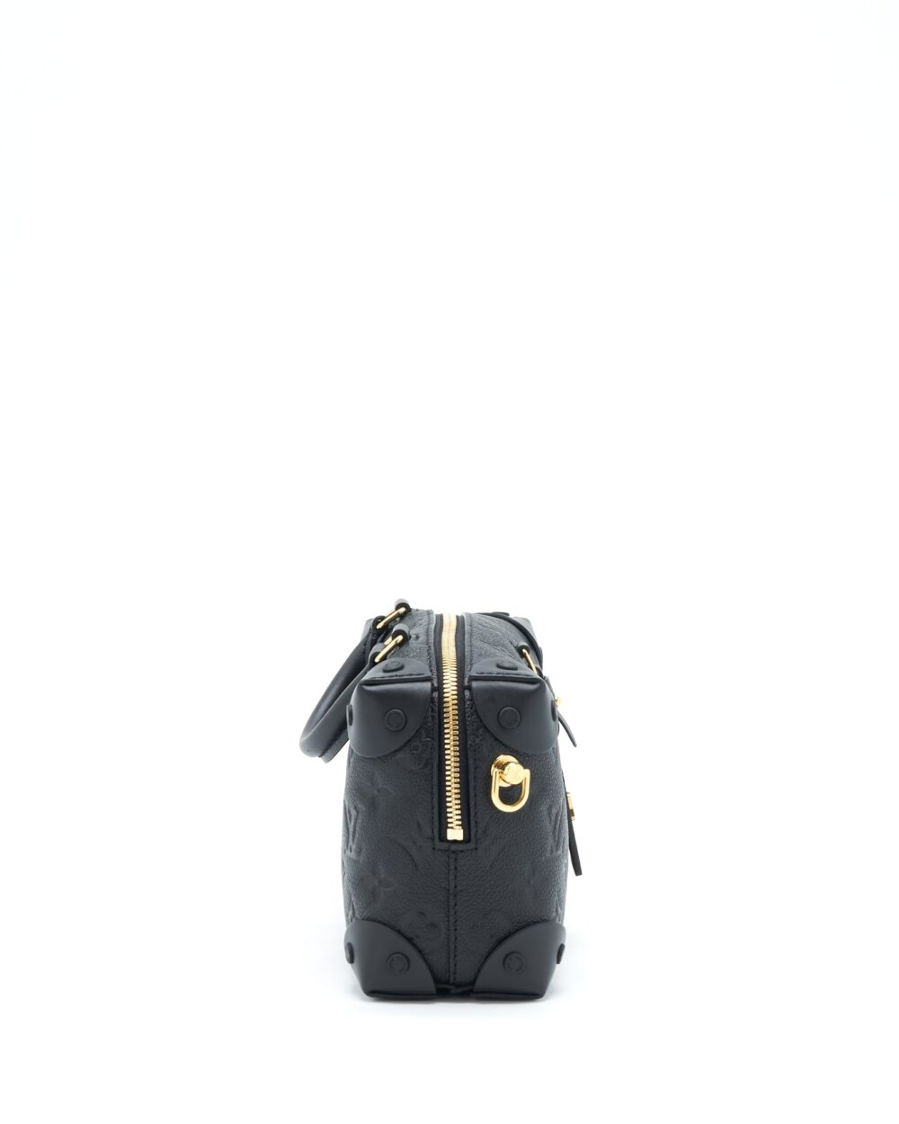 AAA Replica Louis Vuitton LV PETITE MALLE SOUPLE MONOGRAM EMPREINTE BLACK GHW