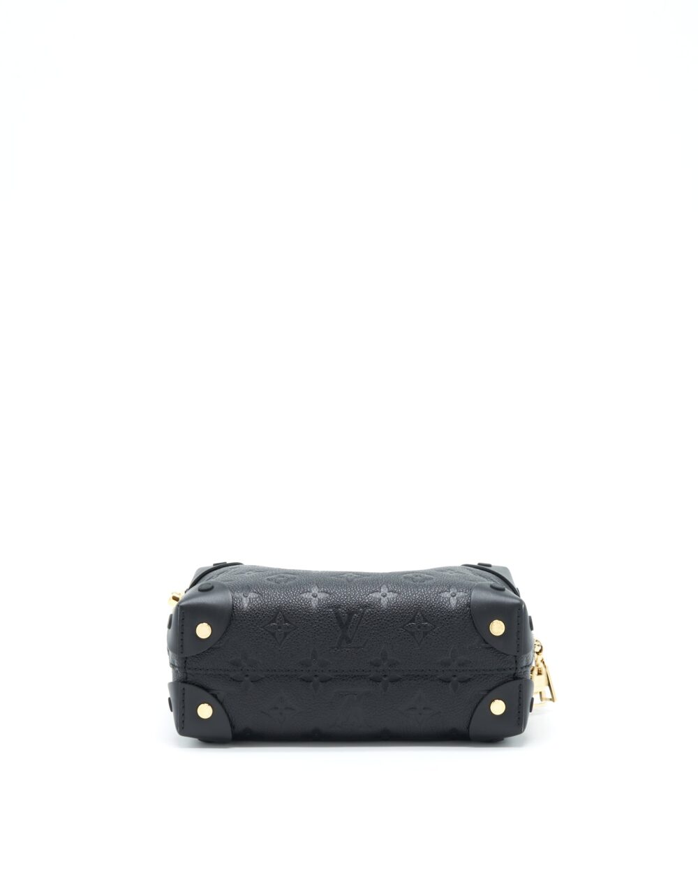 AAA Replica Louis Vuitton LV PETITE MALLE SOUPLE MONOGRAM EMPREINTE BLACK GHW