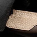 AAA Replica Louis Vuitton LV CAPUCINES MM TAURILLON LEATHER LIGHT GREY GHW